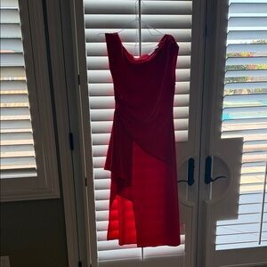 Elliatt Asymmetrical Red Dress